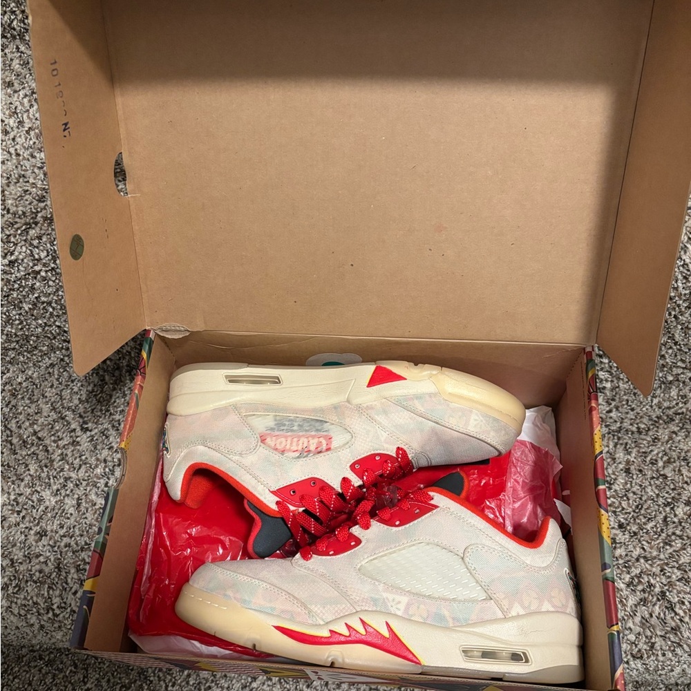 Air Jordan 5 retro low CNY ‘Chinese New Year’. 9 men’s *Like New - Picture 3 of 8